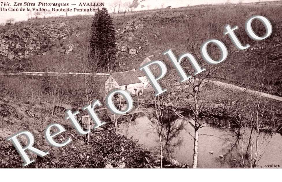 Avallon, Un coin de la Vallee, Route de Pontaubert