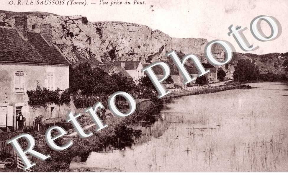 le Saussois, Vue prise du Pont