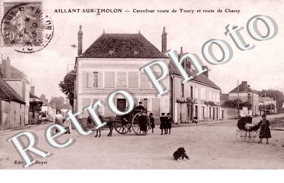 Carrefour route de Toucy et route de Chassy