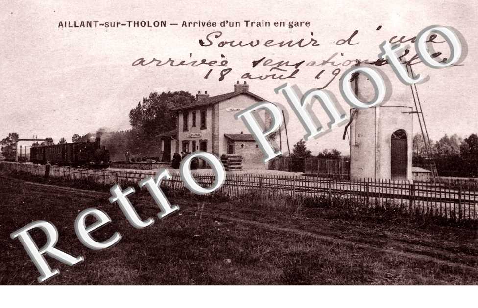 arrivee d'un train en gare