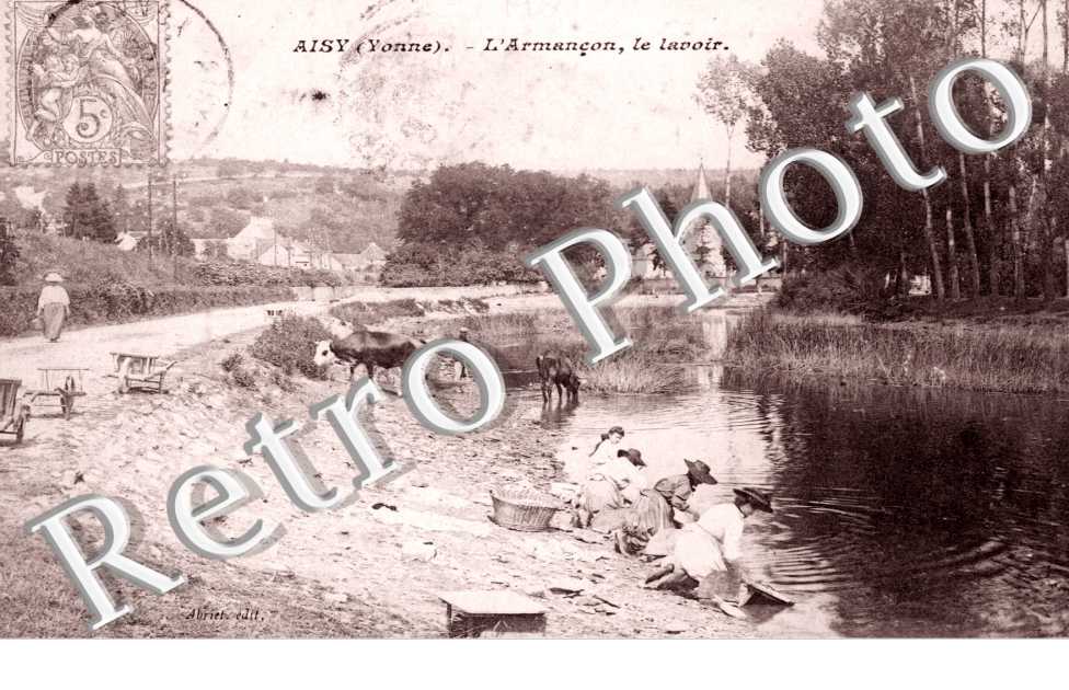 Aisy, l'Armancon, le Lavoir