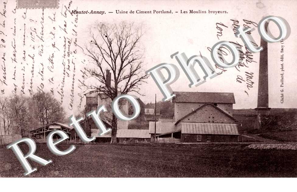 Usine de Ciment Portland, les Moulins broyeurs