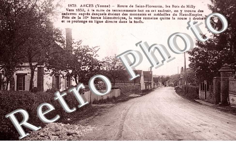 La Route de Saint Florentin, les Bois de Milly