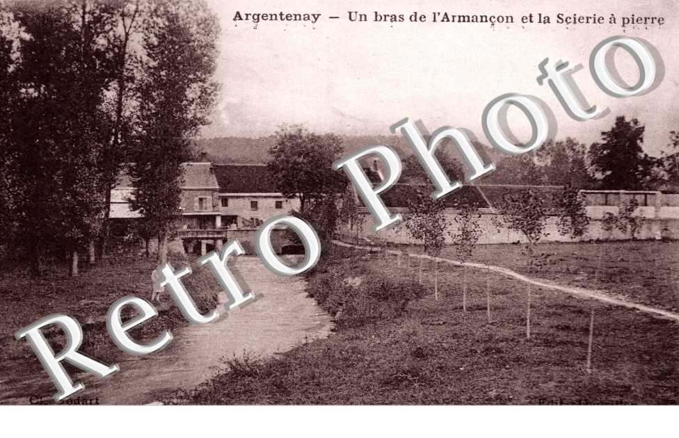 Un bras de l'Armancon et la Scierie a pierre
