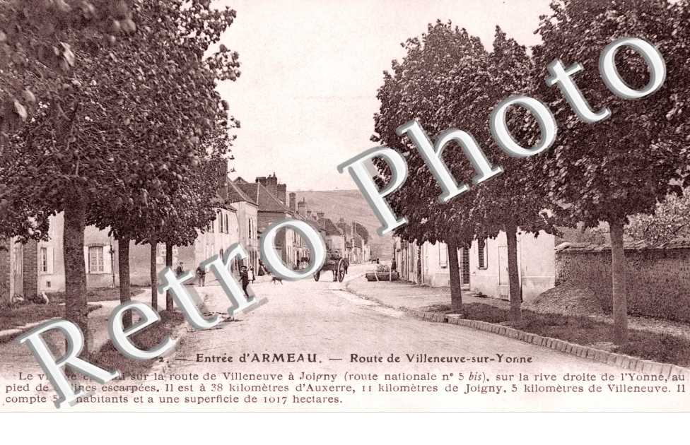 Route de Villeneuve sur Yonne