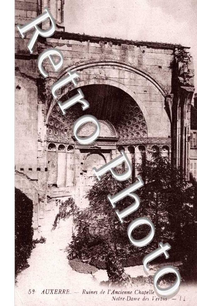 ruines de l'ancienne chapelle ND des vertus