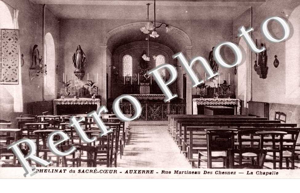 Orphelinat du Sacre Coeur, rue Martineau Des Chesnez  La Chapelle