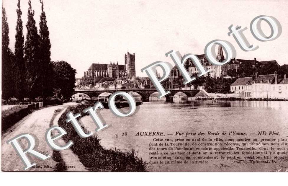 vue prise des bords de l'yonne