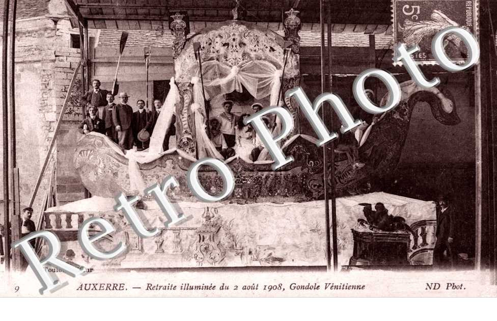 Retraite Illuminée du 2 août 1908 - Gondole Vénitienne