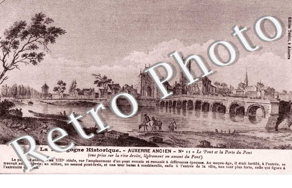 Vue ancienne du Pont et la Porte du Pont