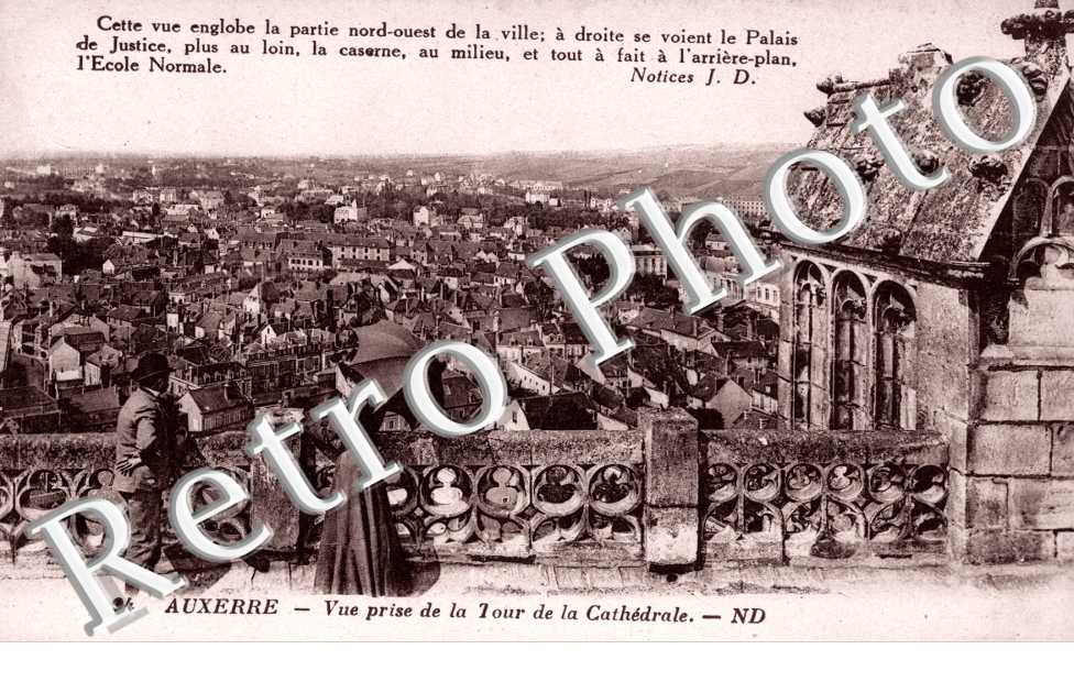 vue prise de la tour de la Cathedrale