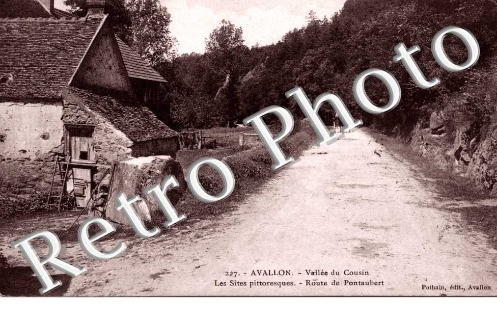 vallee du Cousin, route de Pontaubert