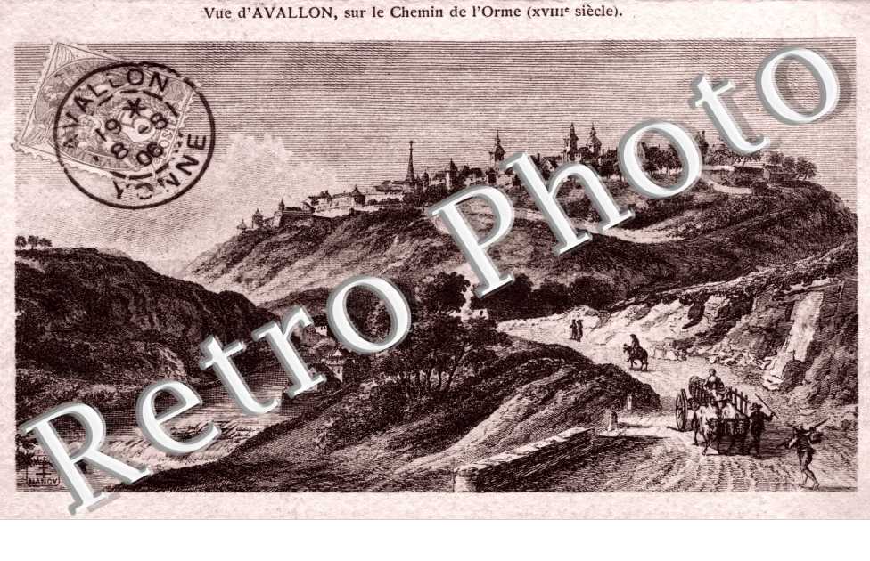 Vue sur le Chemin de l'Orme, XVIIIe