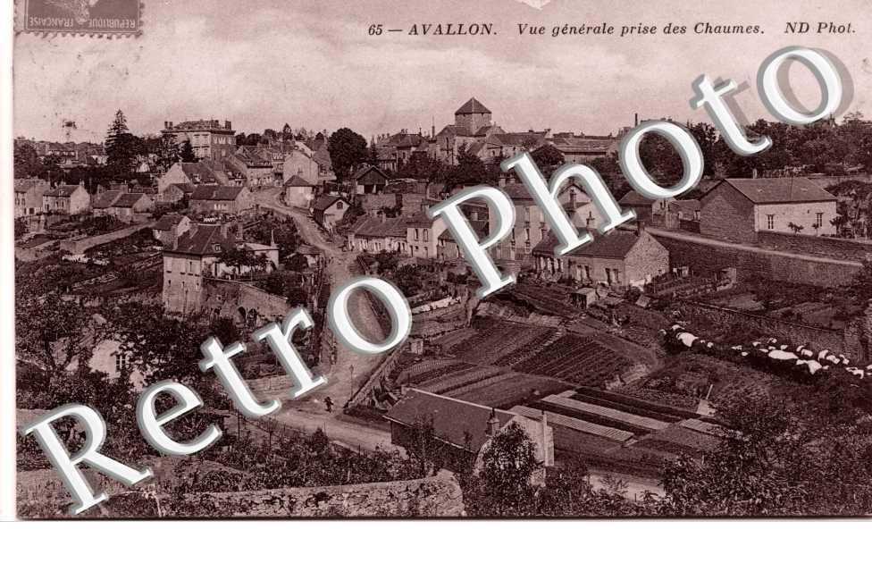 Vue generale prise des chaumes