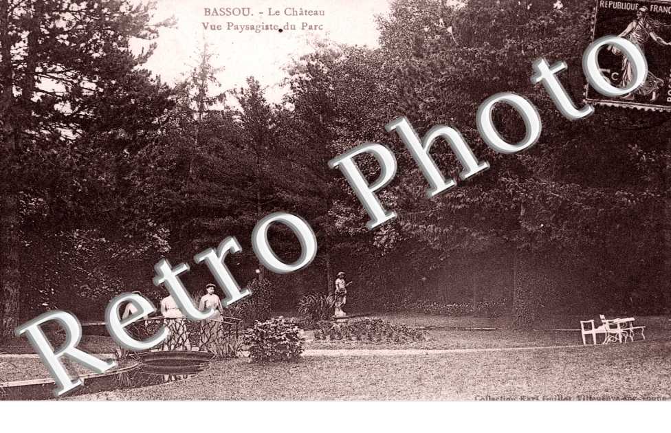 le chateau, vue paysagiste du parc