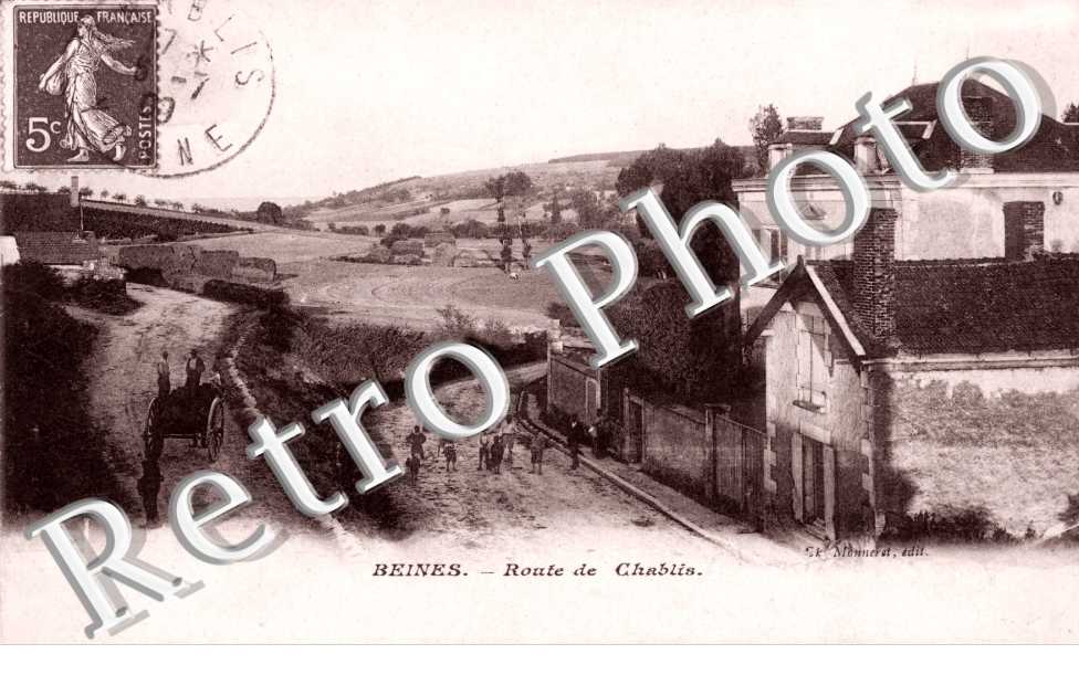 Beines, Route de Chablis