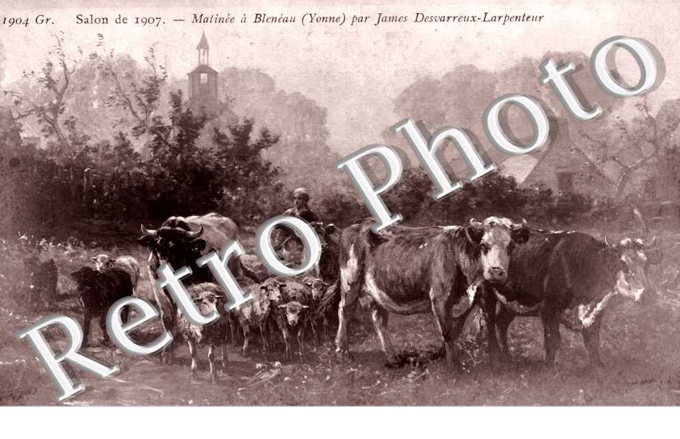 Matinee a Bleneau par James Desvarreux Larpenteur