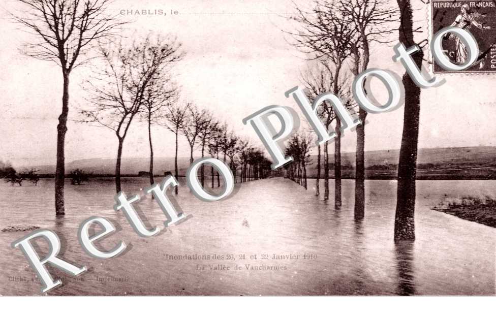 Inondations des 20, 21, 22 janvier 1910, la Vallee des Vaucharmes