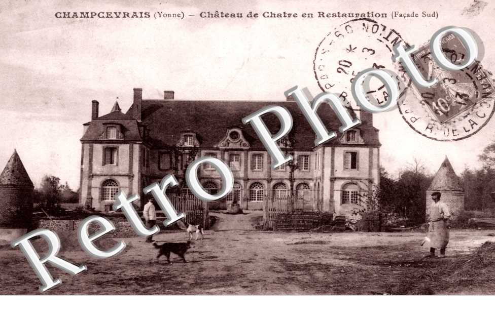 Chateau de Chatre en Restauration (Facade Sud)