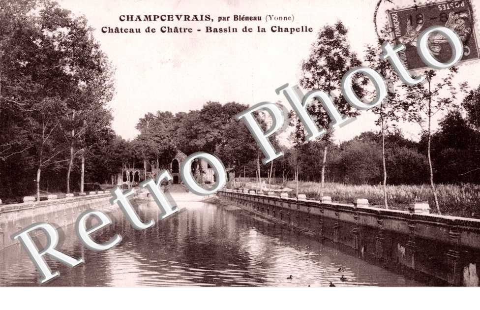 Château de Châtre - Bassin de la Chapelle