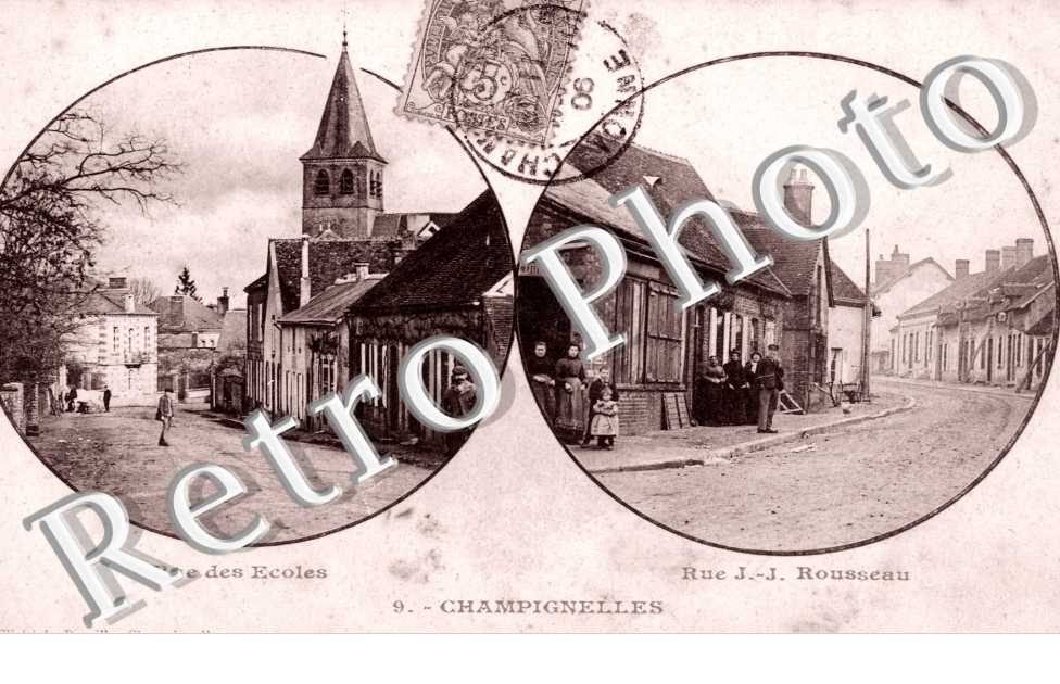 Rue des Ecoles et Rue JJ Rousseau