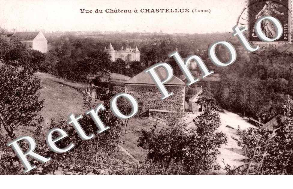Vue du Chateau a Chastellux