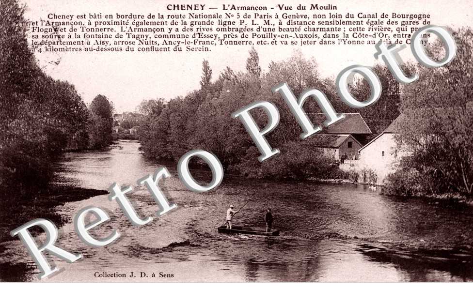 l'Armançon vu du Moulin