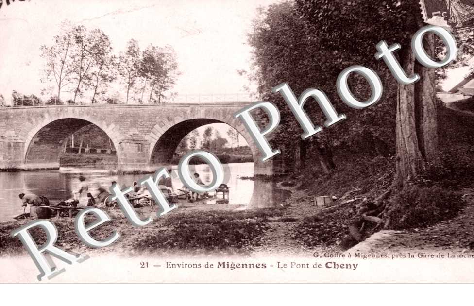Environs de Migennes, le Pont de Cheny