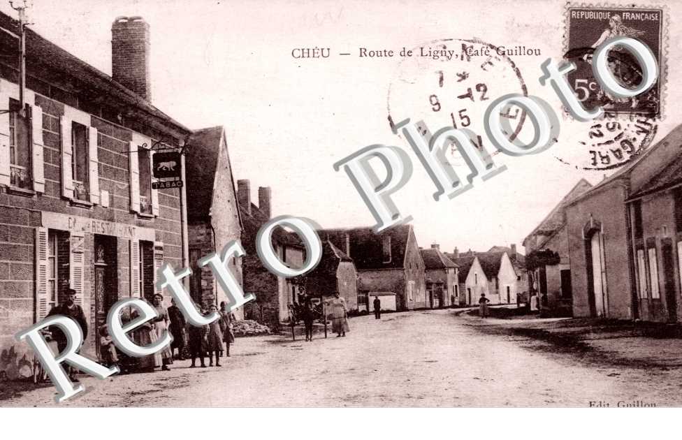 route de Ligny, cafe Guillou
