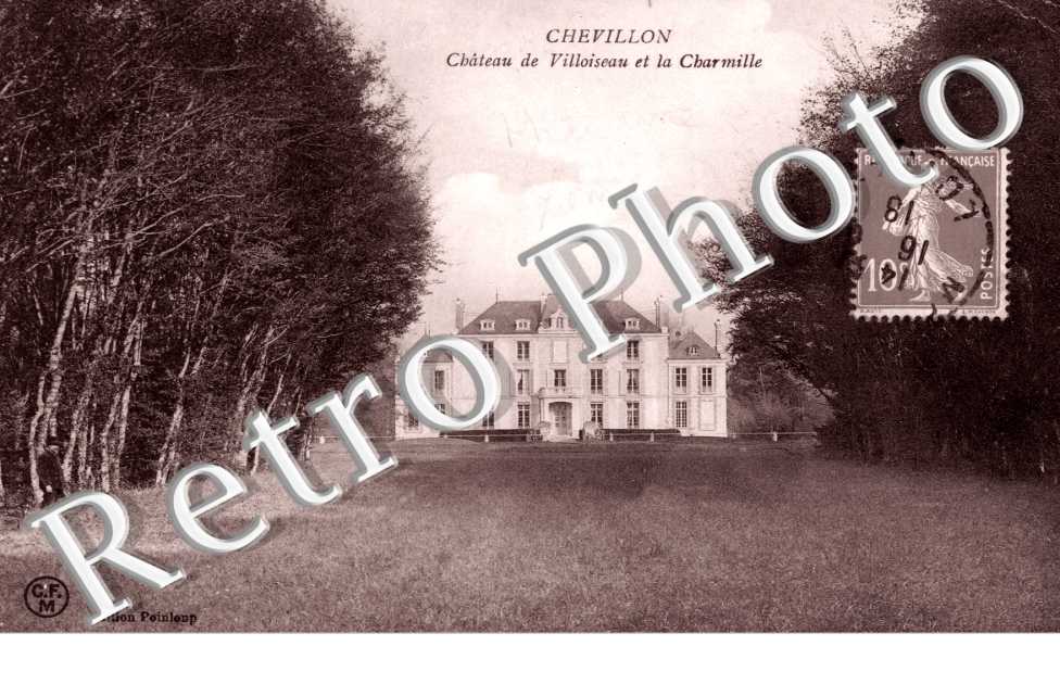 le Chateau de Villoiseau et la Charmille