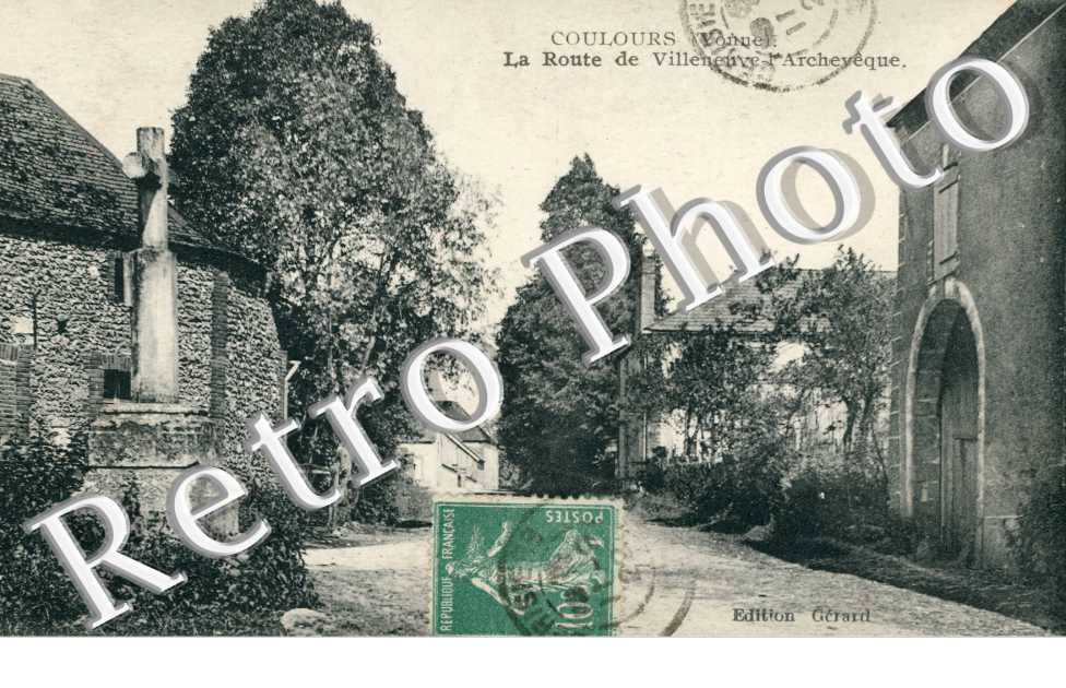 la Route de Villeneuve l'Archeveque