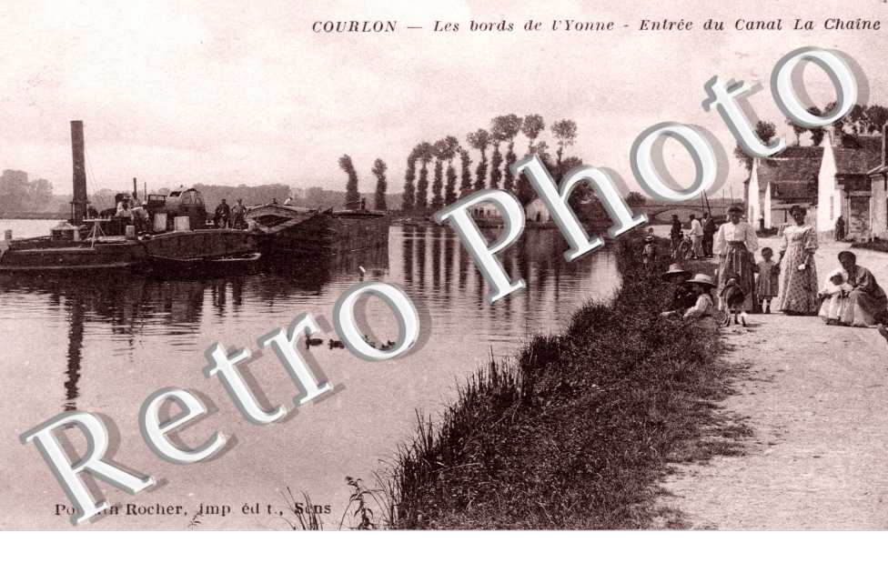 les Bords de l'Yonne, Entree du Canal la Chaine
