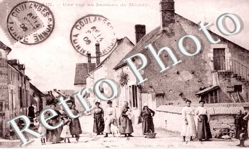 une rue au hameau de Mizery
