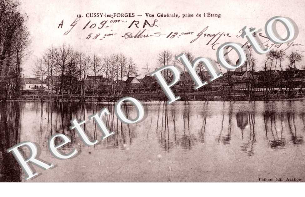 Vue generale prise de l'Etang