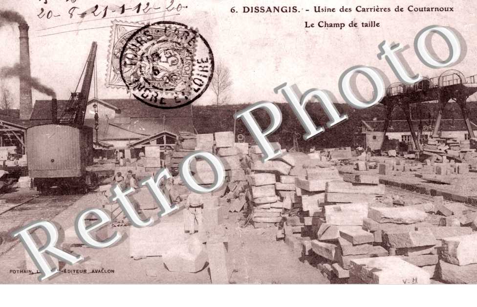 Usine des Carrieres de Courtarnoux, le Champ de Taille