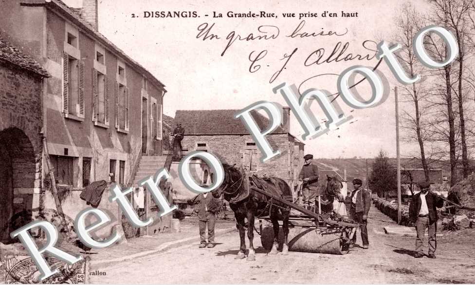 la Grande-Rue, Vue prise d'en haut