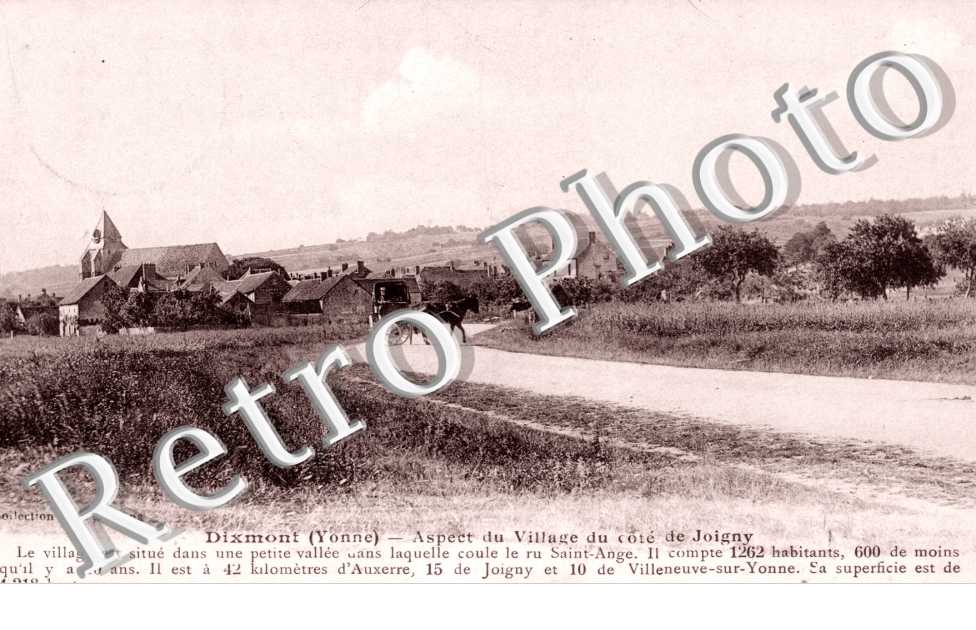 aspect du village du cote de Joigny