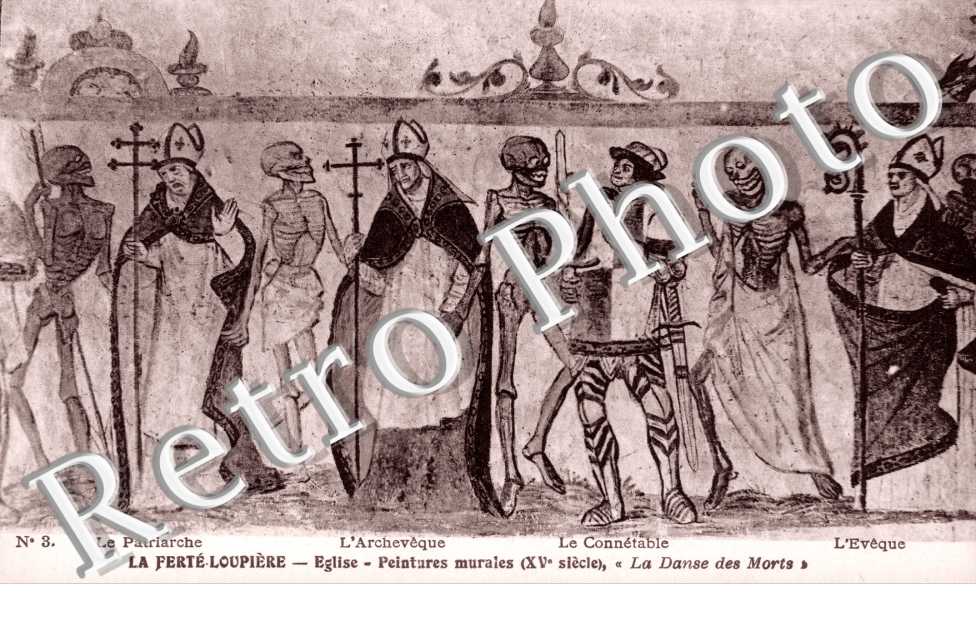 le Clerc, eglise, Pinture murales