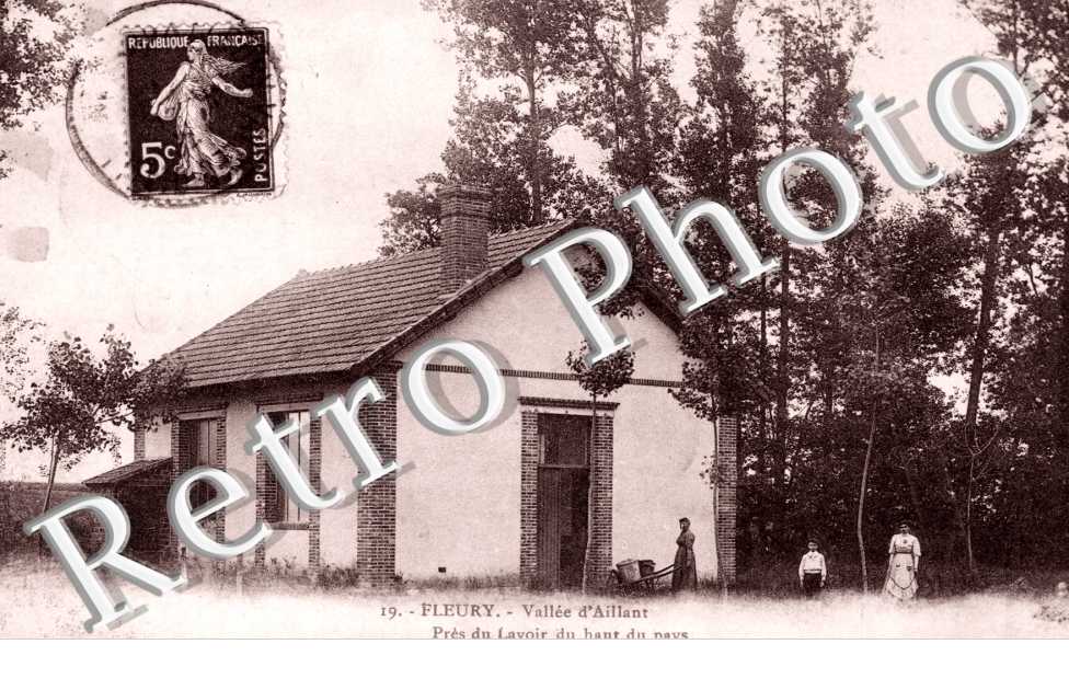 Fleury, Vallee d'Aillant, Vue Paysagiste pres du Lavoir du Haut du Pays