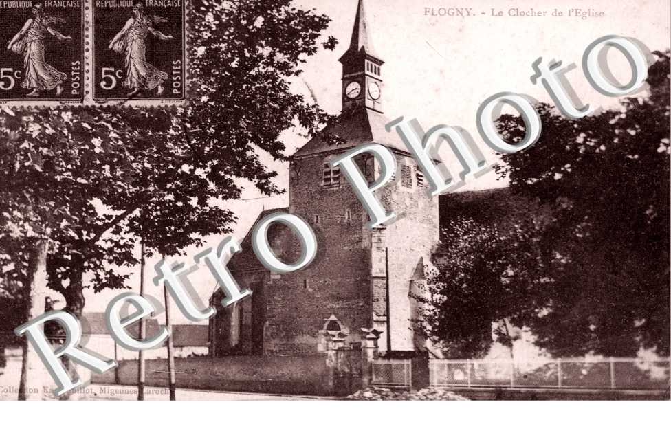 Flogny, le Clocher de l'Eglise