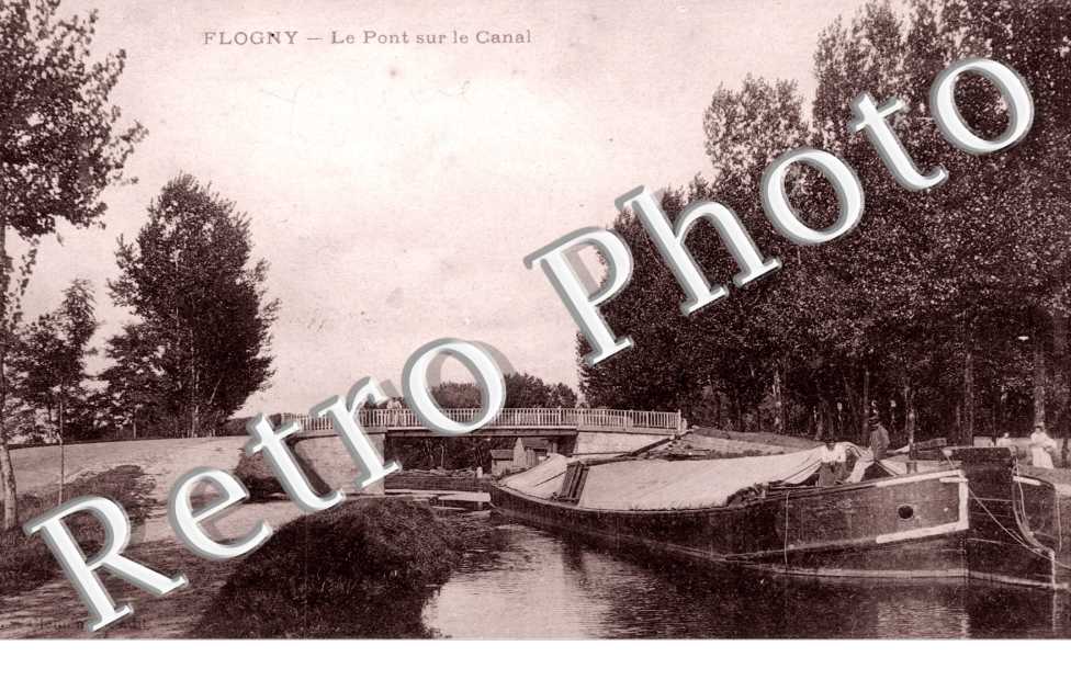 Flogny, le POnt sur le Canal