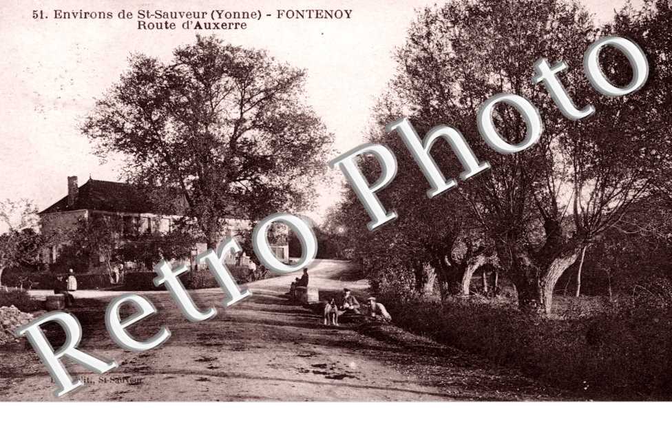 Environs de Saint-Sauveur, Route d'Auxerre