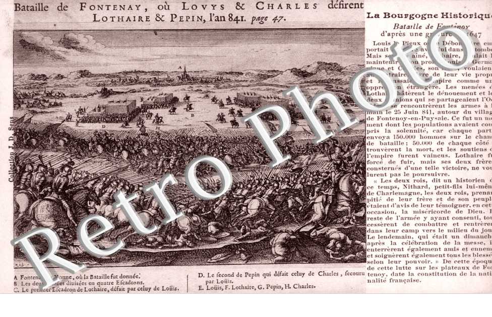 la Bataille de Fontenay