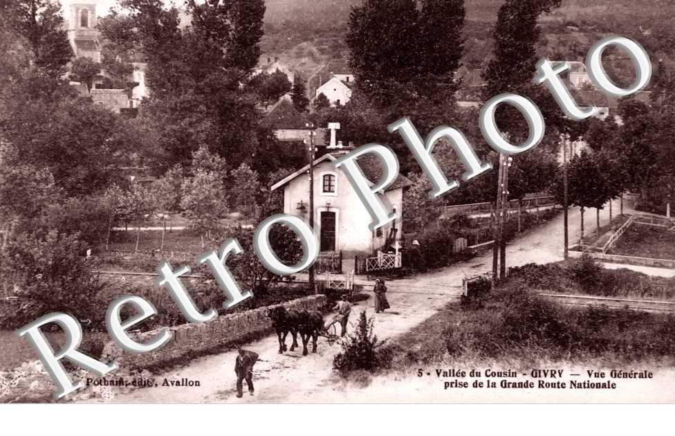 Vallee du Cousin, Vue Generale prise de la Grande Route Nationale