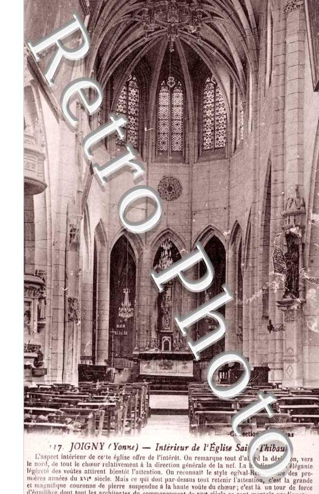 Interieur de l'Eglise Saint Thibault
