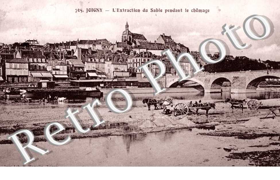 Extraction du Sable pendant le chomage