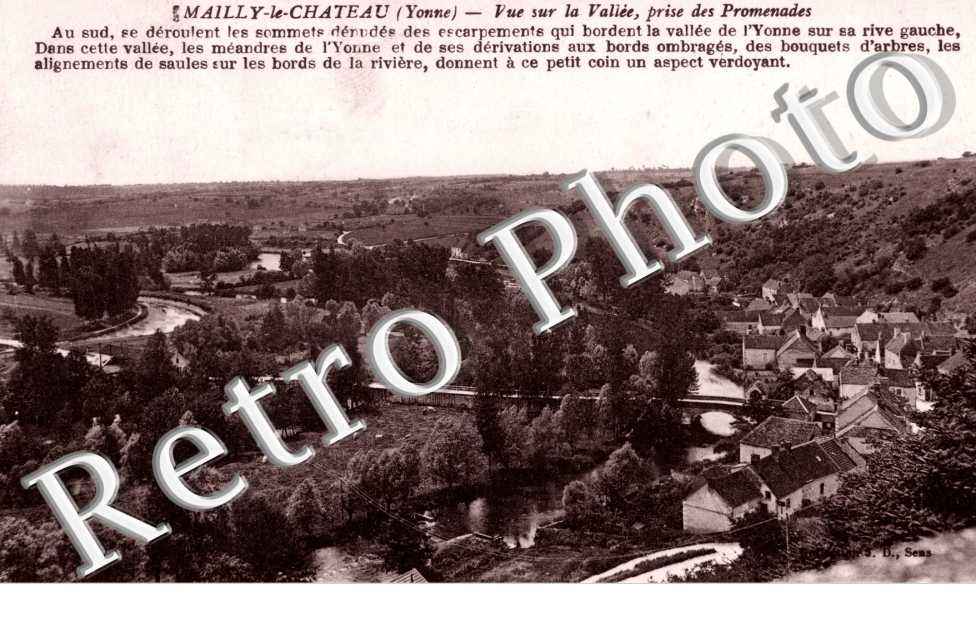 vue sur la vallee, prise des promenades