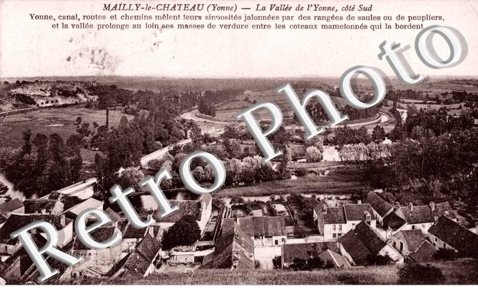 la vallee de l'Yonne, cote Sud