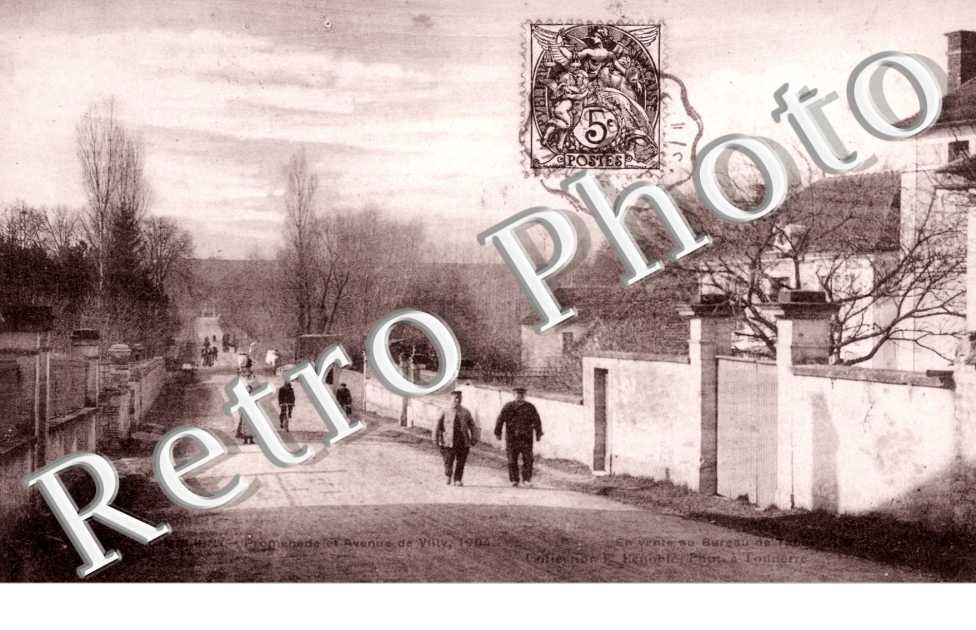 Promenade et Avenue de Villy, 1904