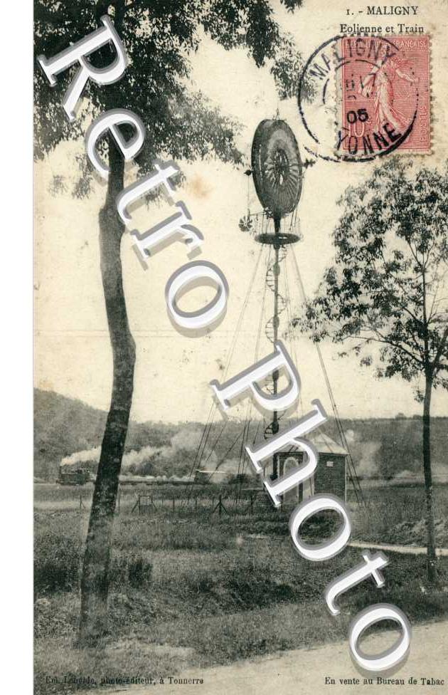 Eolienne et Train